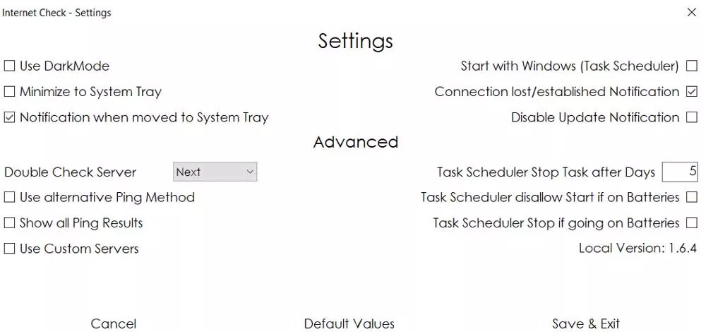 internet kontrol ayarları