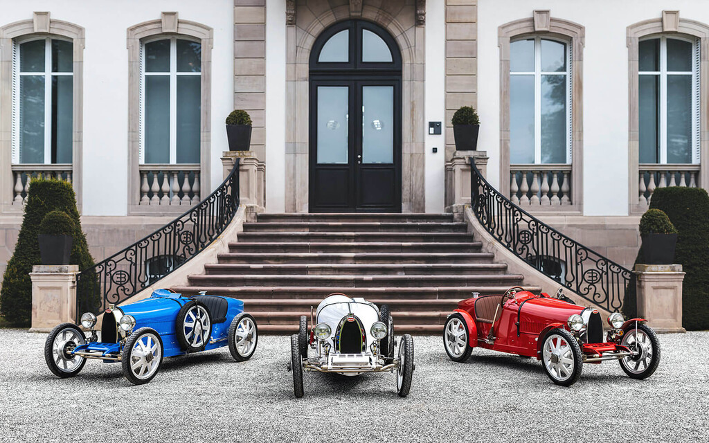 Bugatti Baby II, araba yarışlarında efsanevi bir modelin elektrikli bir kopyası ve sadece 500 adet üretilecek.