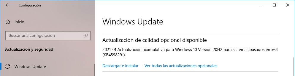 KB4598291 yaması W10